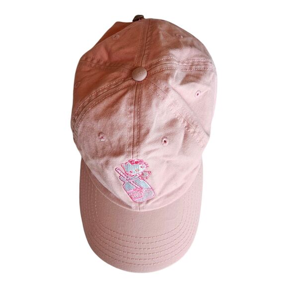 HELLO KITTY Kawaii Milk Cap Hat Pink Adjustable Sanrio for HOT TOPIC - Picture 8 of 8